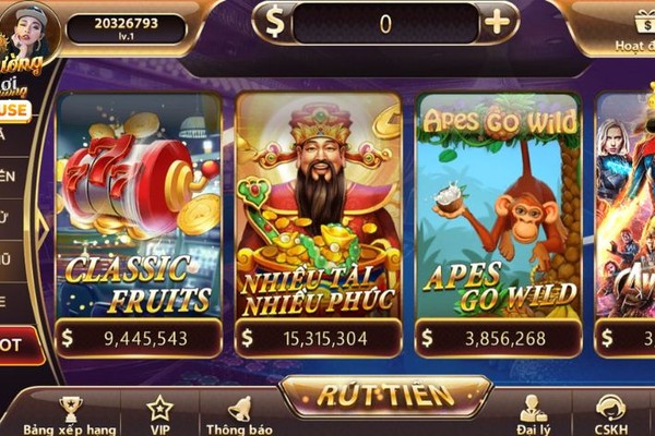 Máy slot tại 88CLB với đồ họa rực rỡ và biểu tượng jackpot hấp dẫn.