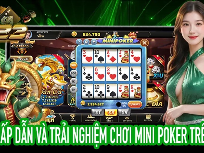 Bàn chơi Baccarat trực tuyến tại 88CLB với các lá bài và chip cược